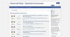 Desktop Screenshot of minecraft-answers.com